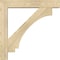 Ekena Millwork Imperial Block Rough Sawn Bracket w/ Offset Brace, Douglas Fir, 6"W x 32"D x 32"H BKT0604X32X32IMP05RDF - alternate 3